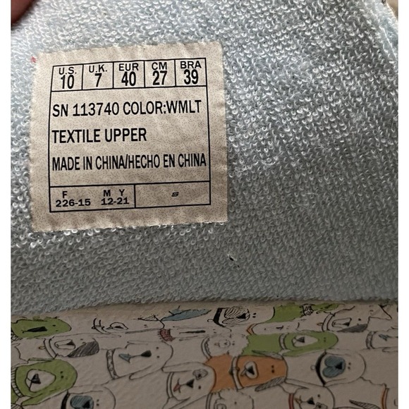 Skechers Bobs for Dogs Sandals Slide Women 10 EU 40 Multicolor Flat Beach Pool - Picture 8 of 8